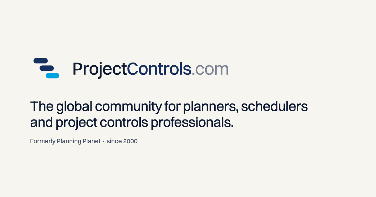 Project Controls Standards Jobs | ProjectControls.com